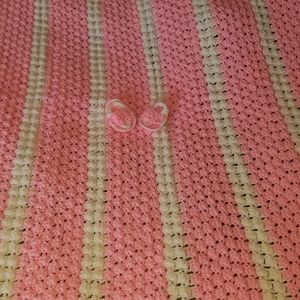 Pink Baby Blanket and Sandals